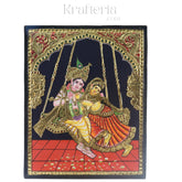 Divine Radha Krishna – Classic Thanjavur Art